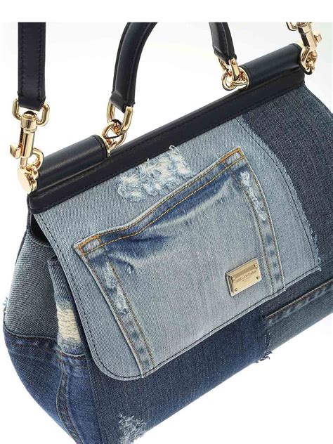 dolce gabbana original denim bag|authentic dolce gabbana handbags.